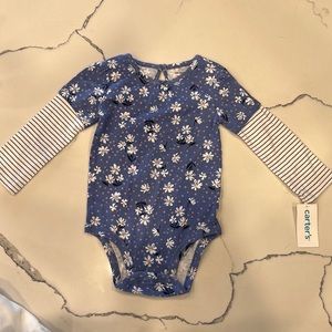 Brand New 18m Carters Baby Girl Bodysuit